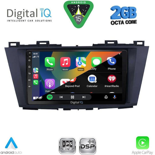 Digital IQ Ηχοσύστημα Αυτοκινήτου για Mazda 5 2011-2020 (Bluetooth/USB/WiFi/GPS/Apple-Carplay/Android-Auto) με Οθόνη Αφής 9"