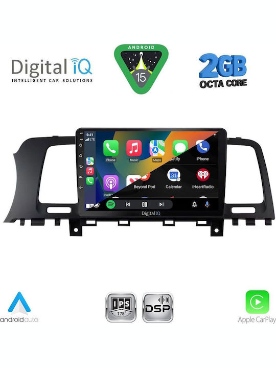 Digital IQ Car Audio System for Nissan Murano 2007-2014 (Bluetooth/USB/WiFi/GPS/Apple-Carplay/Android-Auto) with Touch Screen 9"