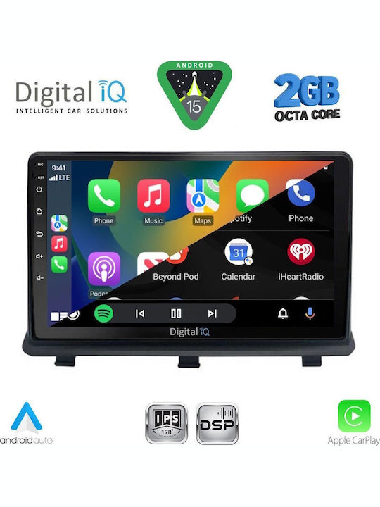 Digital IQ Car Audio System for Opel Antara 2006-2016 (Bluetooth/USB/WiFi/GPS/Apple-Carplay/Android-Auto) with Touch Screen 9"