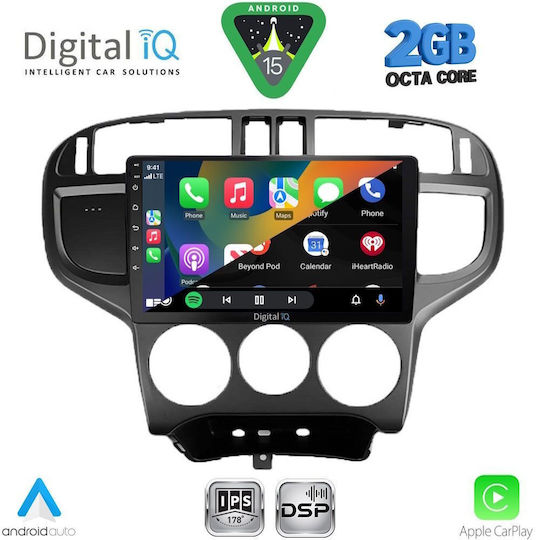 Digital IQ Ηχοσύστημα Αυτοκινήτου για Hyundai Matrix 2001-2010 (Bluetooth/USB/WiFi/GPS/Apple-Carplay/Android-Auto) με Οθόνη Αφής 9"