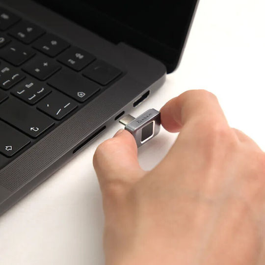 Adam Iklips S Usb-c Nano Touch Fingerprint Ssd 256gb Gray