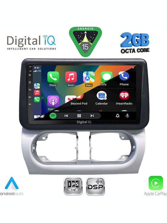 Digital IQ Car Audio System for Opel Corsa / Tigra 2000-2006 (Bluetooth/USB/WiFi/GPS/Apple-Carplay/Android-Auto) with Touch Screen 9"