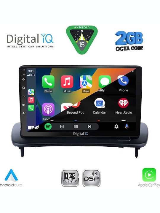 Digital IQ Car Audio System for Volvo C30 / S40 2005-2013 (Bluetooth/USB/WiFi/GPS/Apple-Carplay/Android-Auto) with Touch Screen 9"