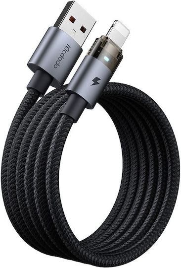 Mcdodo Редовна USB-A към Lightning кабел 18W Черен 1.2м (CA-6910)