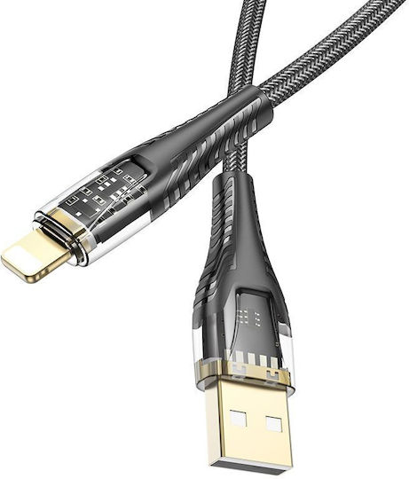 Hoco USB-A zu Lightning Kabel 18W Schwarz 1.2m (HOC-606967)