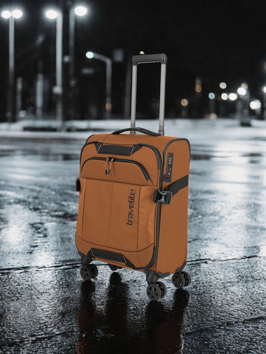 Travelite Cabin Travel Suitcase Walnut with 4 Wheels 091047-87