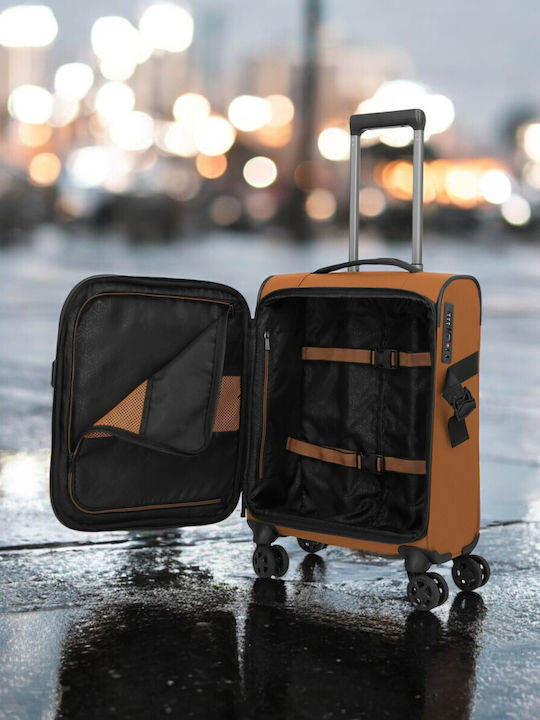 Travelite Cabin Travel Suitcase Walnut with 4 Wheels 091047-87