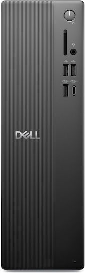 Dell Тънък ECS1250 Настолен Компютър (i5-14400/8GB DDR5/512GB SSD/Linux)