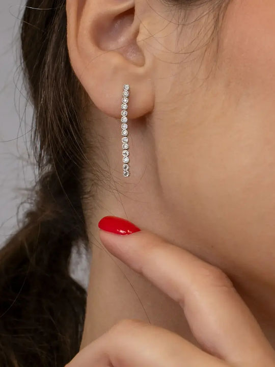 Set mit Halskette , Ohrringe & Ring aus Silber mit Steinen