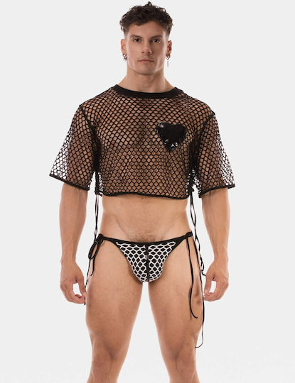 Barcode Berlin Sexy Ανδρικό Top Μαύρο
