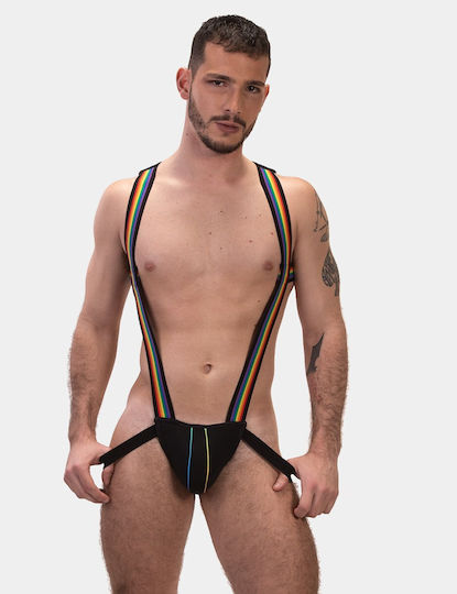 Barcode Berlin Ανδρικό Εσώρουχο Jockstrap Μαύρο