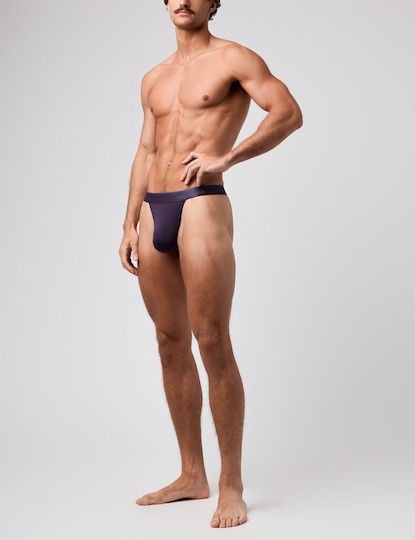 Obviously Apparel Ανδρικό Sexy String Μωβ