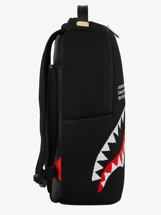 Sprayground Ghiozdan De Spate Școlar Shark Central Knit Negru DLX
