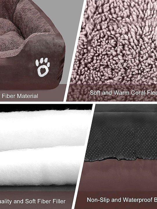 Katzen Sofa Hundebett Rot 95x72cm.