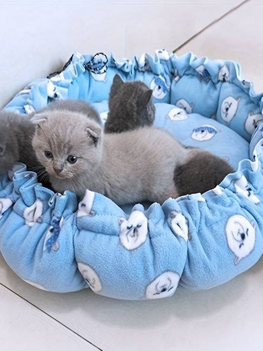 Katzen Hundebett Nest Lila 80cm.