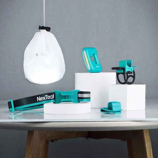 NexTool Wiederaufladbar Stirnlampe LED mit maximaler Helligkeit 170lm Blau