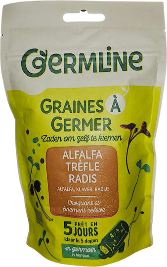 Organic Alfalfa Clover Radish Sprouting Mix 150g Germline