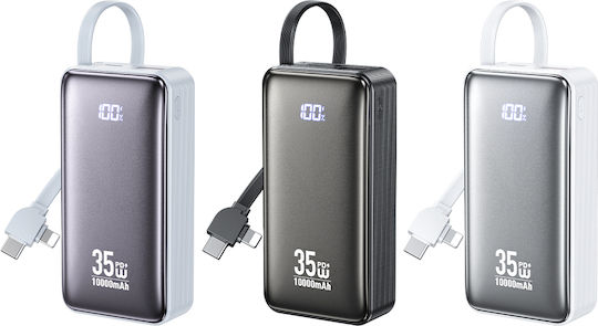 WK WP-61 Power Bank 10000mAh 35W Ladeleistung / Schnellladung Weiß