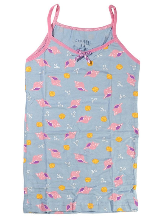 Defne Baby Shells Kids' Undershirt Tank Top Light Blue