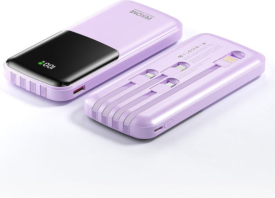 WK WP-66 Power Bank 20000mAh 22.5W Power Delivery Μωβ
