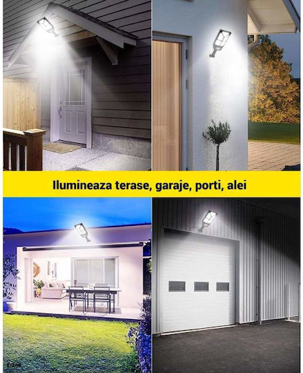 Lampă Solară Stradală cu Fotocelulă și Telecomandă IP65