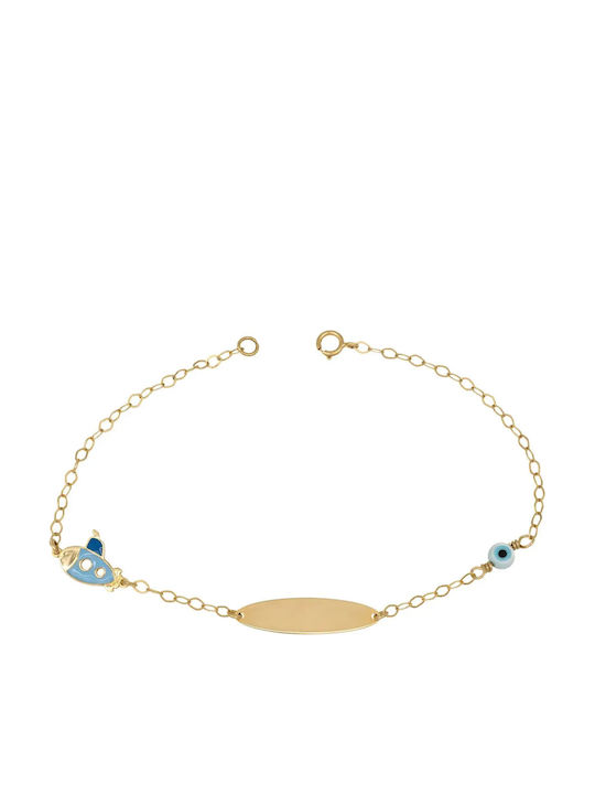 Gold 9K ID Bracelet