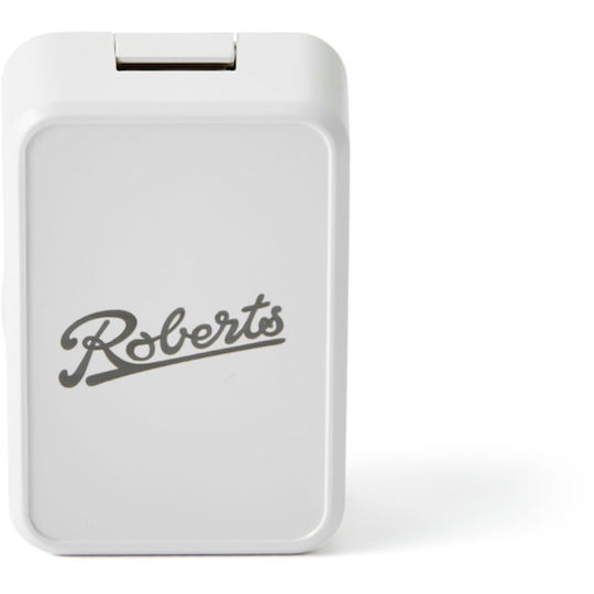 Roberts Φορτιστής Χωρίς Καλώδιο Λευκός (USBPOWER)