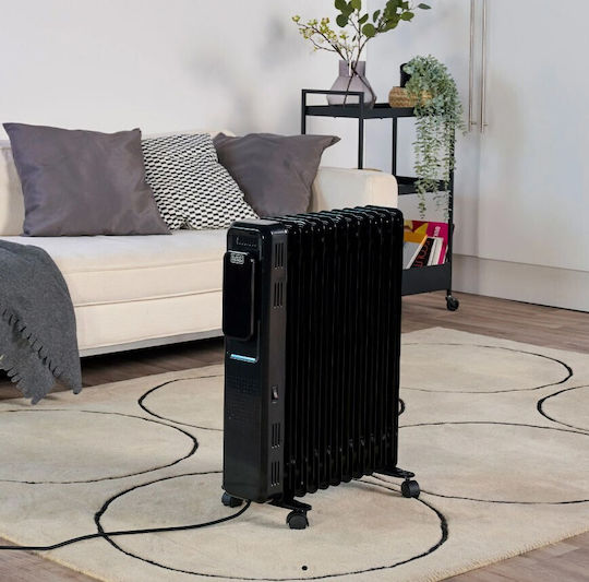Black & Decker Oil Filled Radiator with 11 Fins 2500W