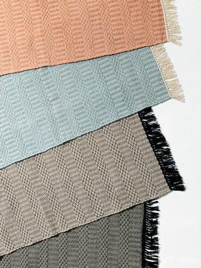 Palamaiki Trini Χαλί Ορθογώνιο Βαμβακερό Salmon 60x120cm