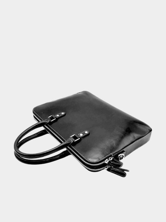 Leather Men's Briefcase Black