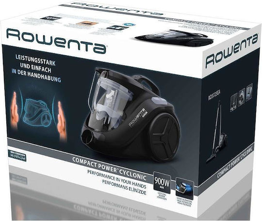 Rowenta RO3725EA Staubsauger 750W Beutellos 1.5Es Schwarz
