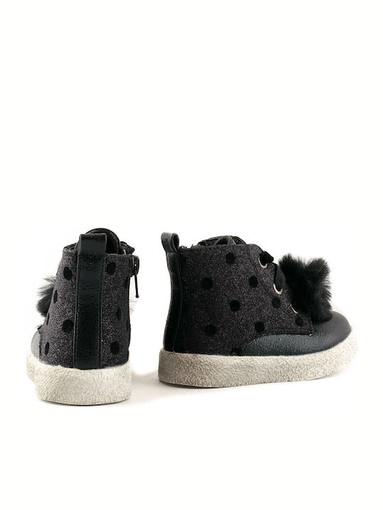Kids Sneakers High Black