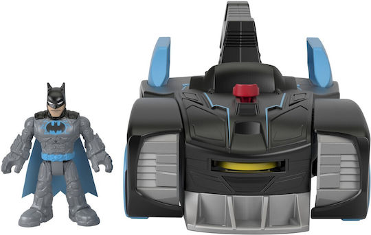Φigură de acțiune Batman Imaginext Dc Super Friends Vehicle Bat-tech Batmobile cu lumină
