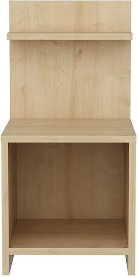 Κομοδίνο Ulman Ξύλινο Μπεζ 35x37x72cm
