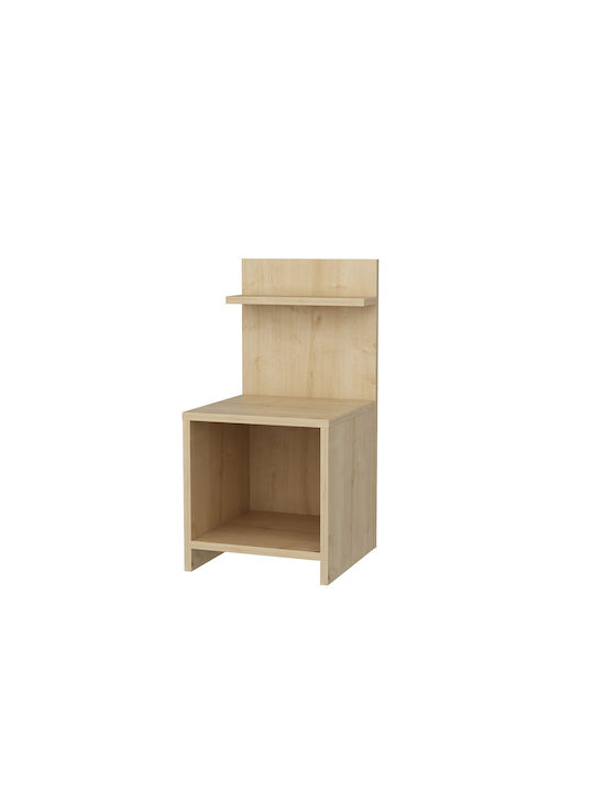 Bedside Table Ulman Wooden Beige 35x37x72cm GP052-0212 1
