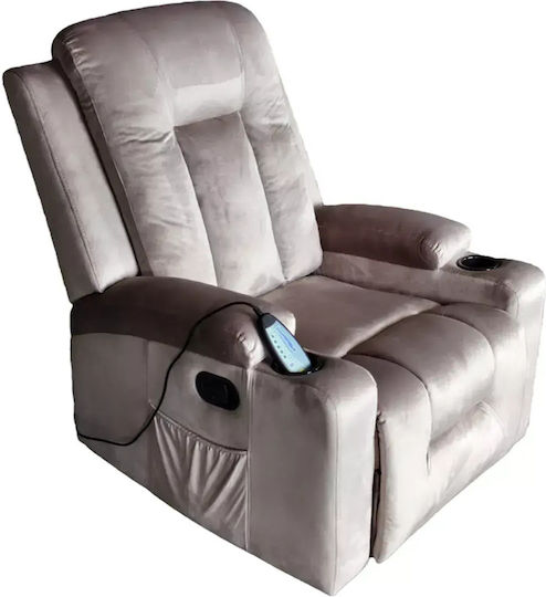 Gessel Relax Armchair Massage Gray 80x90x98cm