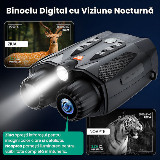 Binoculars Night Vision Waterproof 10x