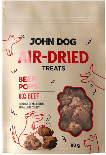 John Dog Leckerli für Hunde Diät ohne Gluten mit Rindfleisch 80gr
