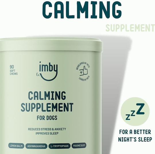 IMBY Multivitamine für Hunde in Tablettenform für Angst- und Stressbewältigung