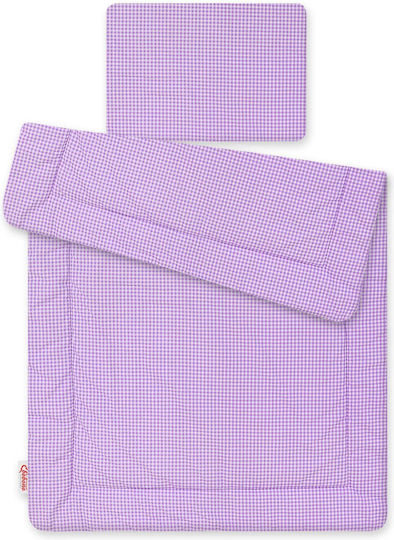 Newborn Σετ Λίκνου Purple 2τμχ