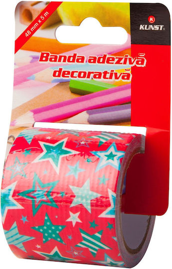 Kunst Decorative Adhesive Tape Stars 500x4.8 Cm Duct Tape Type