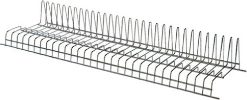 Suport Pentru Farfurii De Dulap Metalic 76.5 Cm Argintiu Suport Pentru Farfurii De Dulap Metalic 76.5 Cm Argintiu