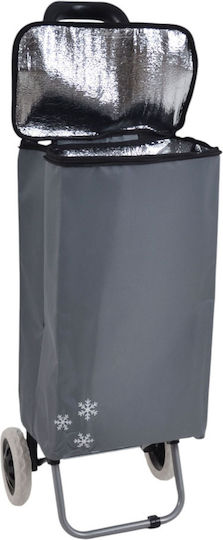 Stoff Einkaufswagen Gray 35x28x92cm