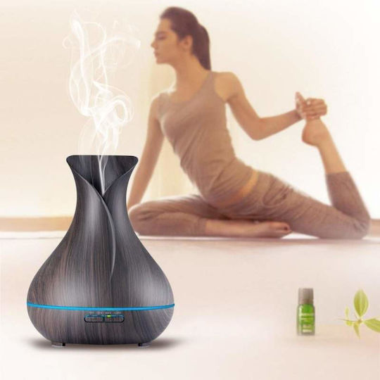 Siks Luftbefeuchter Fernbedienung Ultraschall Aromatherapie Diffusor Dunkles Holz Farbe