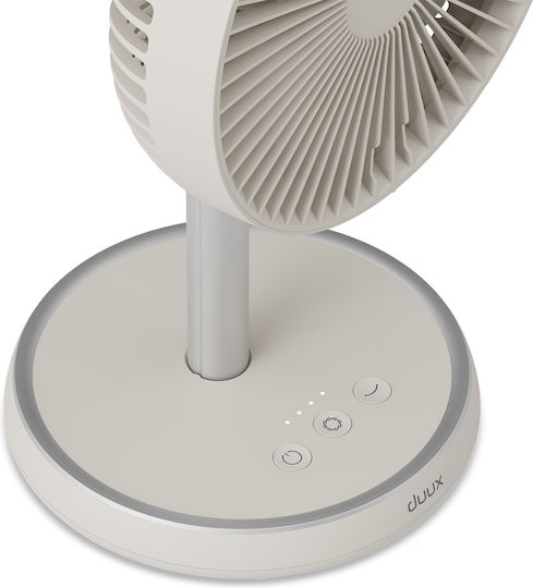 Duux Flex Ventilator Sockel 10W Lüfterdurchmesser 21cm Graues