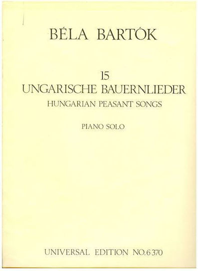 Bela Bartok Hungarian Peasant Songs