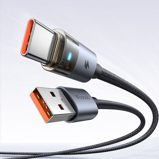 Mcdodo USB 2.0 Cable USB-C male - USB-C 66W Μαύρο 1.2m