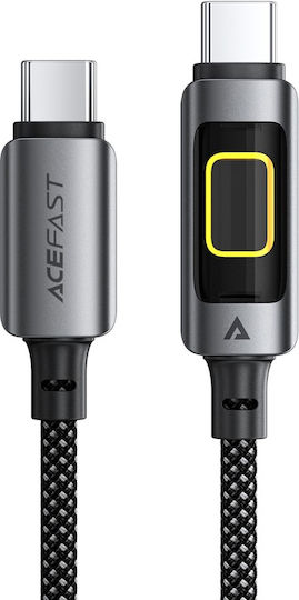 Acefast USB 2.0 Kabel USB-C männlich - USB-C 60W Schwarz 1.2m