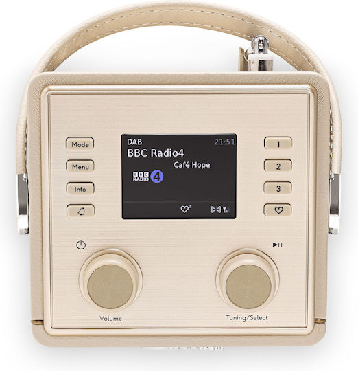 Roberts Revival Mini 2 Φορητό Ραδιόφωνο Ρεύματος / Μπαταρίας DAB+ με Bluetooth Pastel Cream