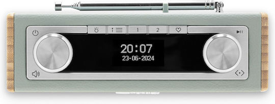 Roberts Rambler Uno Επιτραπέζιο Ραδιόφωνο Ρεύματος DAB+ με Bluetooth Duck Egg Blue